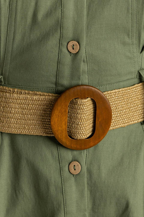 build-my-empire-olive-woven-midi-dress Flying Tomato-Sophia's Style-7