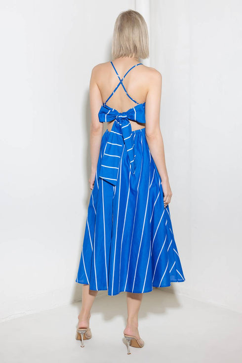 let-the-good-in-blue-woven-midi-dress Flying Tomato-Sophia's Style-7