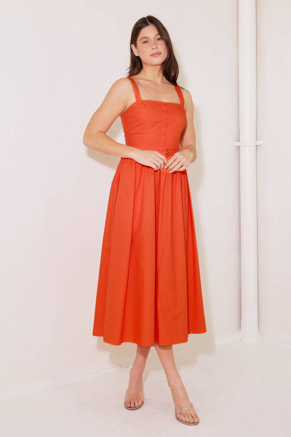 no-timeline-tomato-woven-midi-dress Flying Tomato-Sophia's StyleDRESSES-1