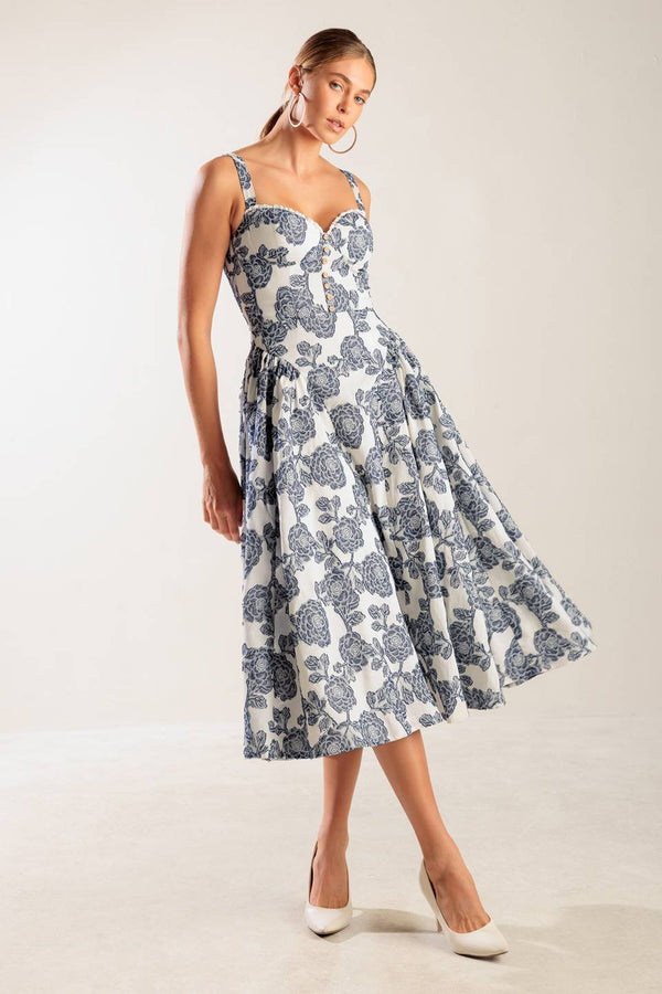 exploring-new-interests-woven-midi-dress Flying Tomato-Sophia's StyleDRESSES-1