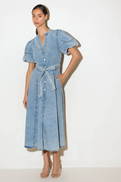 bareform-light-denim-midi-dress Flying Tomato-Sophia's StyleDRESSES-1