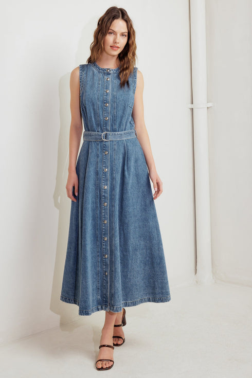 midnight-rodeo-denim-midi-dress Flying Tomato-Sophia's Style-4