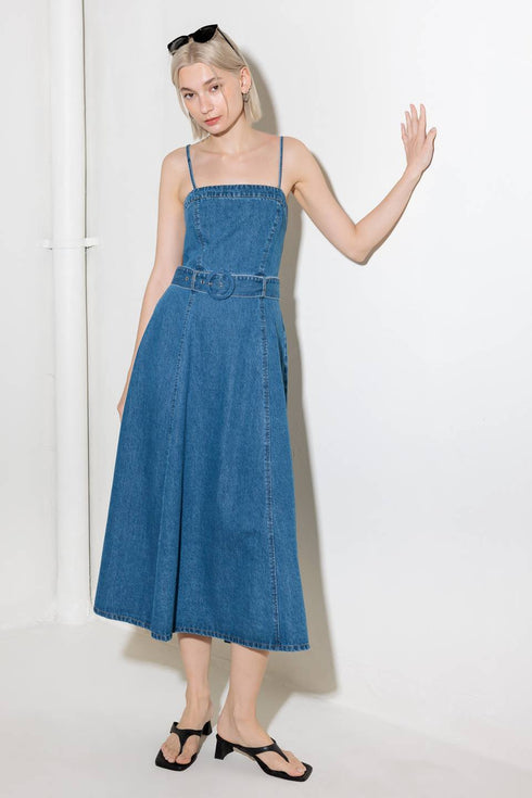 truly-enchanted-denim-midi-dress Flying Tomato-Sophia's Style-4