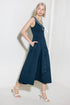 divine-obsession-navy-woven-midi-dress Flying Tomato-Sophia's Style-5
