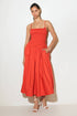 move-with-intention-red-woven-midi-dress Flying Tomato-Sophia's Style-7
