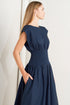 dreamweaver-romantic-navy-woven-midi-dress-flying-tomato-Sophia's Style-7