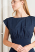 dreamweaver-romantic-navy-woven-midi-dress-flying-tomato-Sophia's Style-2