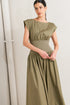 dreamweaver-romantic-olive-woven-midi-dress-Flying-Tomato-Sophia's Style-5