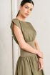 dreamweaver-romantic-olive-woven-midi-dress-Flying-Tomato-Sophia's Style-3