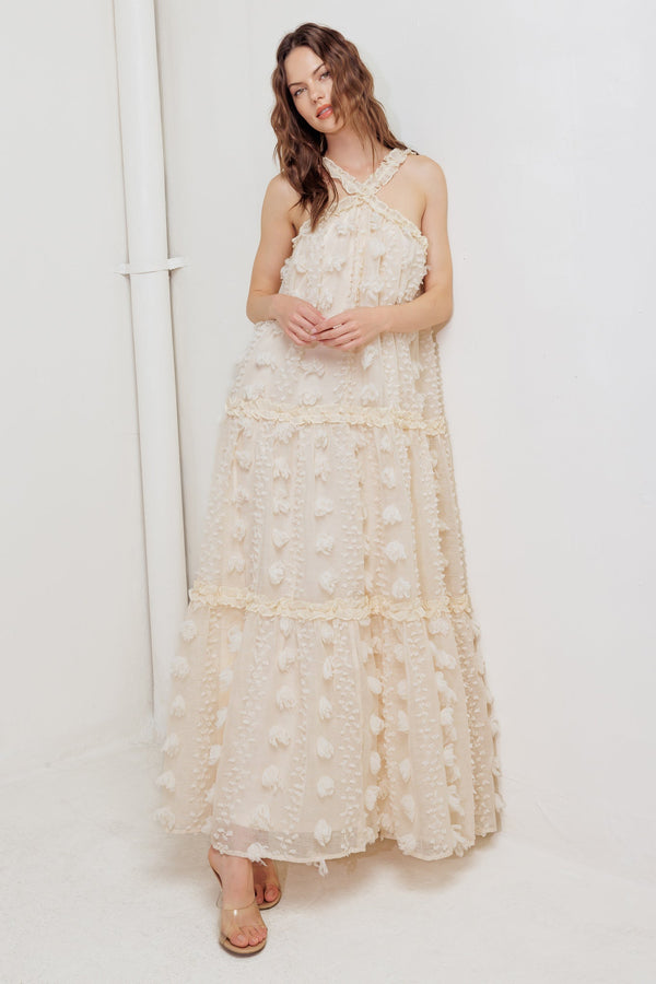 cloud-nine-gown-woven-ankle-dress Flying Tomato-Sophia's StyleDRESSES-1