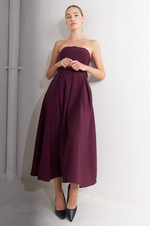 opera-wine-woven-midi-dress Flying Tomato - Sophia's Style-5