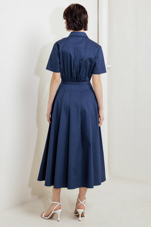 cinched-couture-woven-midi-dress Flying Tomato-Sophia's Style-7