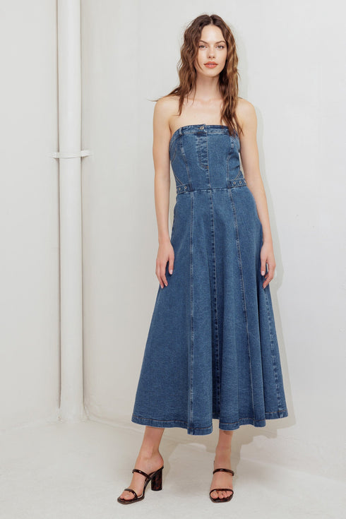 midnight-structure-denim-midi-dress Flying Tomato-Sophia's Style-5