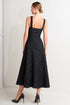 FEMME FATALE JACQUARD WOVEN MIDI DRESS