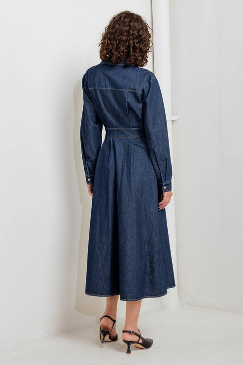 vintage-blues-denim-midi-dress Flying Tomato - Sophia's Style-4