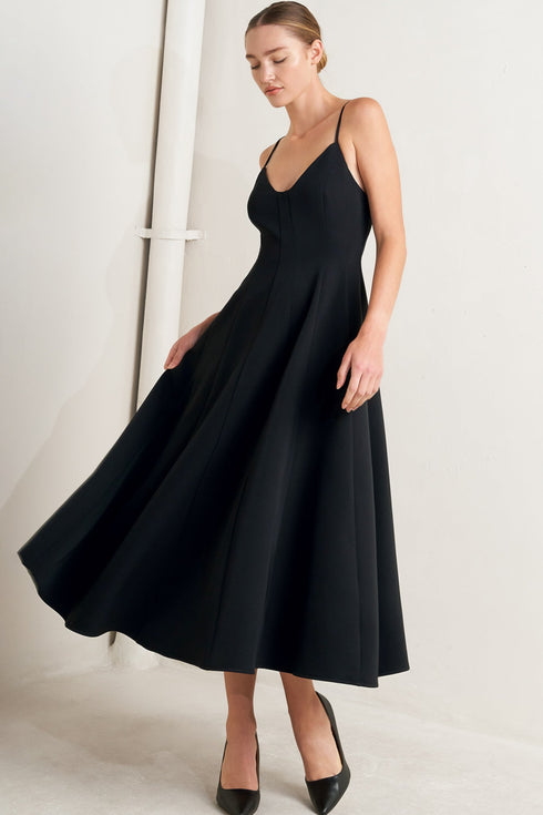 pure-intention-woven-midi-dress-flying-tomato-Sophia's Style-2