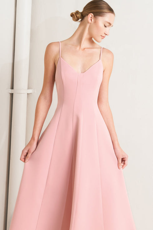 PURE INTENTION WOVEN MIDI DRESS