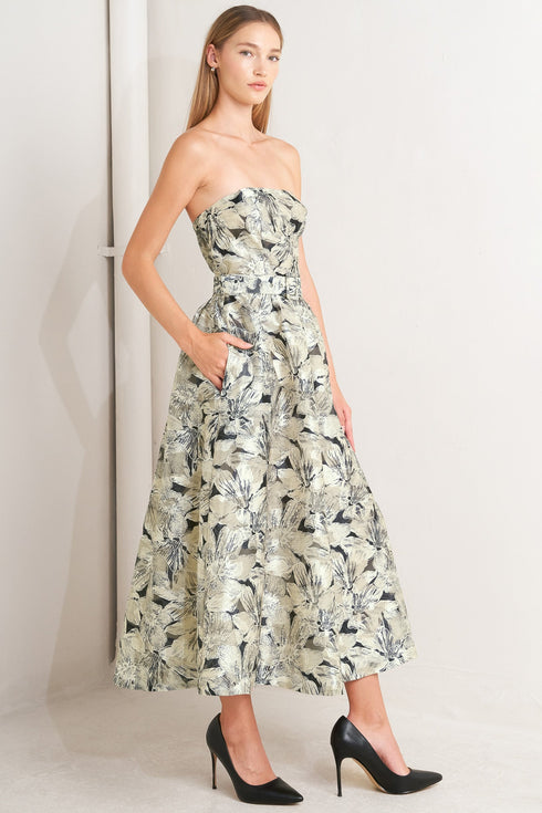 stone-leaf-woven-midi-dress Flying Tomato - Sophia's Style-5