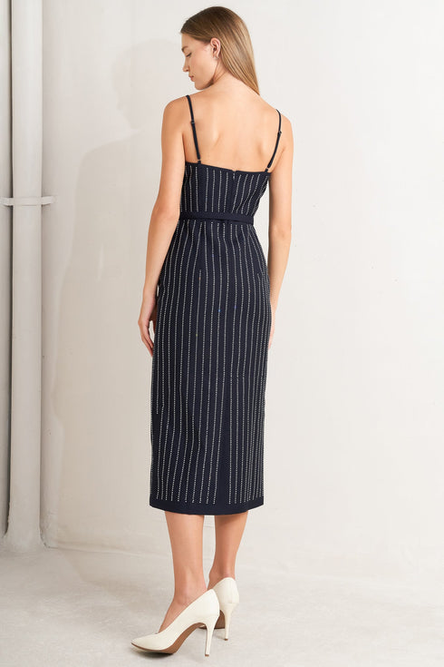 vertical-grace-woven-midi-dress-Sophia's Style-4