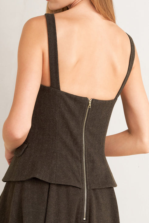 heritage-tailor-woven-midi-dress Flying Tomato - Sophia's Style-4