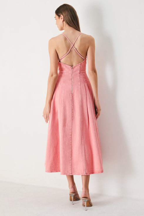 pink-haze-woven-twill-midi-dress-sophias-style-2
