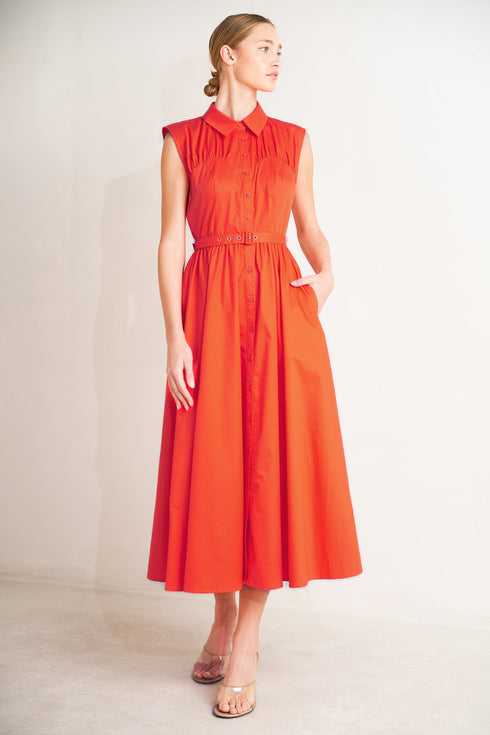 runway-ready-scarlet-woven-midi-dress-sophias-style-5