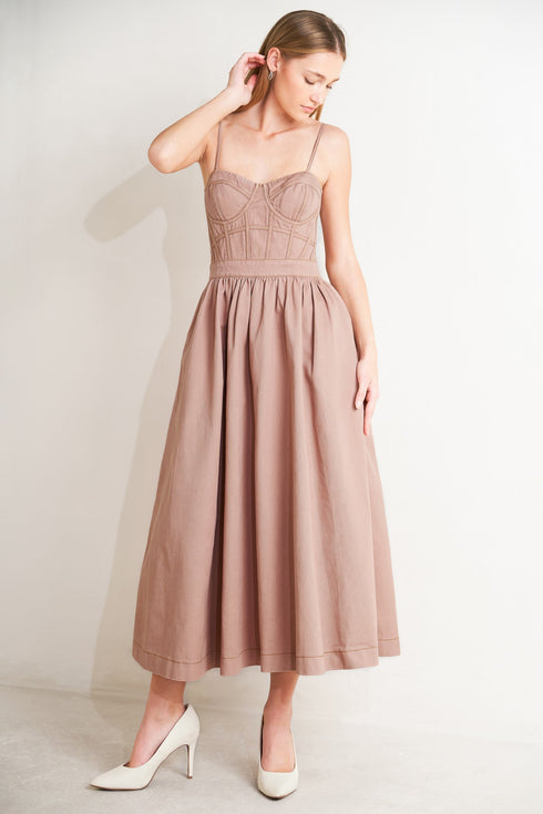 understated-glam-woven-twill-midi-dress-sophias-style-3
