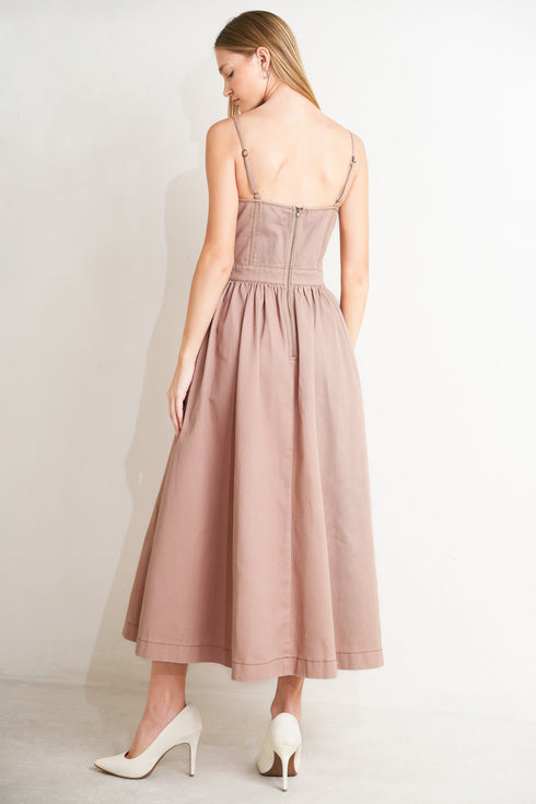 understated-glam-woven-twill-midi-dress-sophias-style-2