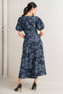 dark-bloom-jacquard-denim-midi-dress-Flying-Tomato-Sophia's Style-7