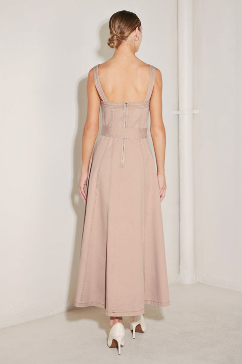 elevated-neutral-blush-woven-midi-dress-sophias-style-2