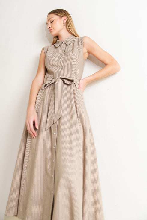 cafe-au-lait-woven-midi-dress-sophias-style-2