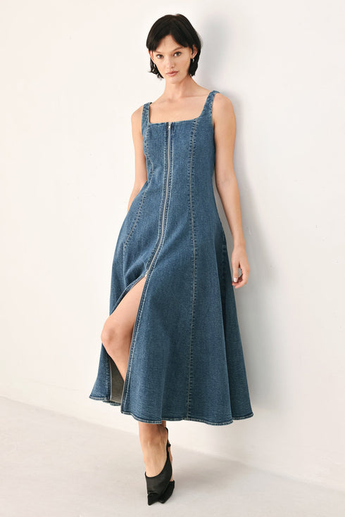 blue-horizon-zip-front-denim-midi-dress-flying-tomato-sophias-style-5