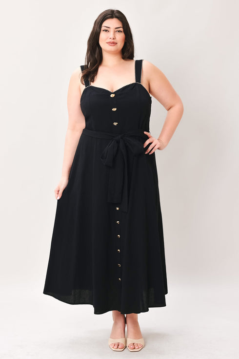 lovely-noir-woven-midi-dress-sophias-style-9