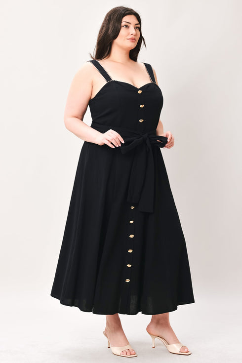 lovely-noir-woven-midi-dress-sophias-style-11
