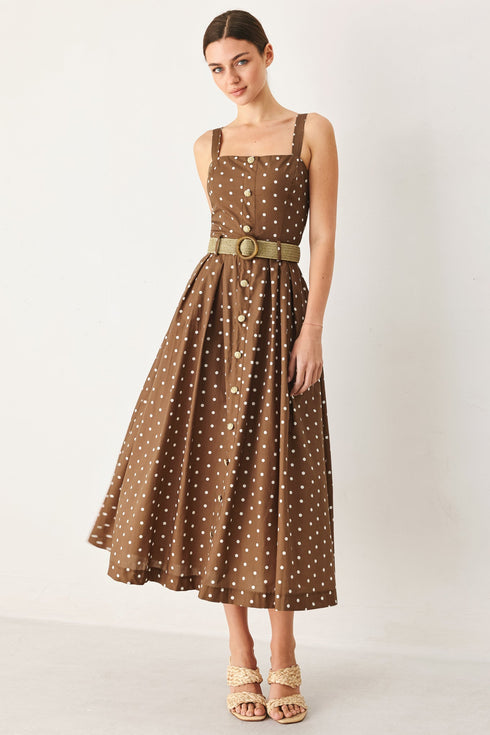 parisian-dot-woven-midi-dress-flying-tomato-sophias-style-6
