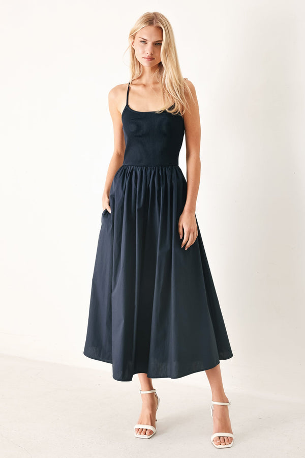 easy-breeze-navy-woven-midi-dress-sophias-styleDRESSES-1