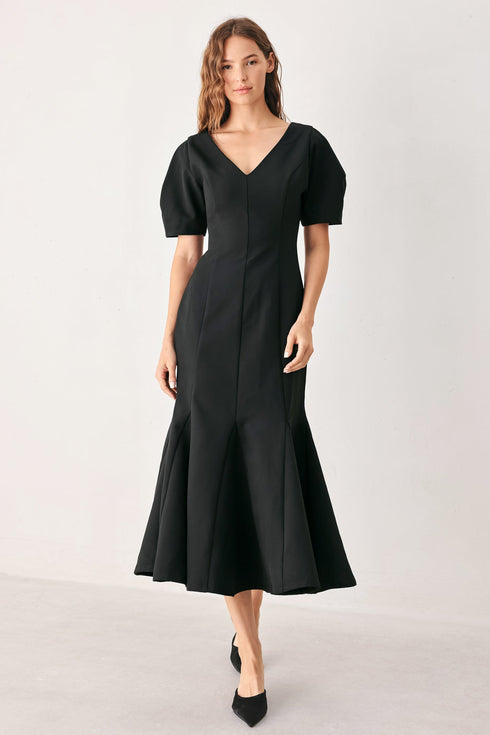 soiree-puff-woven-midi-dress-sophias-styleDRESSES-1
