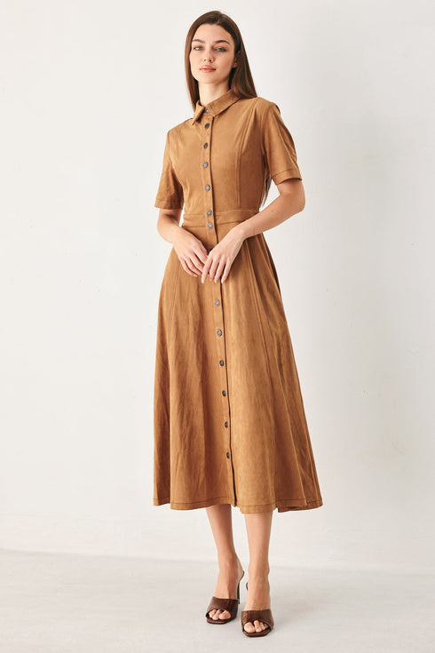 darling-came-faux-suede-midi-shirt-dress-flying-tomato-sophias-style-3