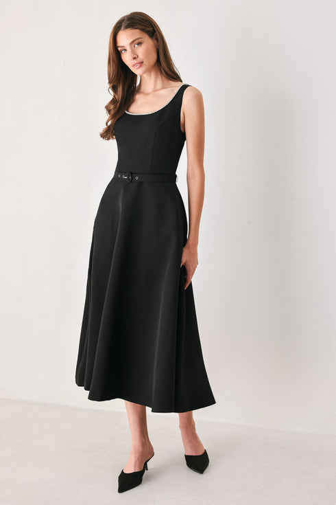 jeweled-noir-black-embellished-belted-midi-dress-flying-tomato-sophias-style-2