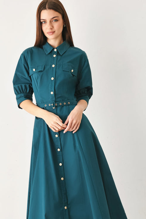 everyday-tailored-woven-midi-dress-flying-tomato-sophias-style-4