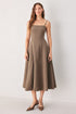 coffee-bean-swing-woven-midi-dress-flying-tomato-sophias-style-3