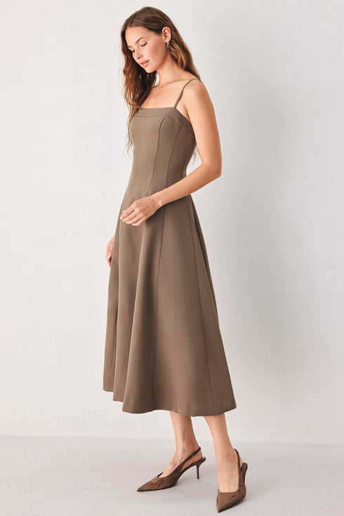coffee-bean-swing-woven-midi-dress-flying-tomato-sophias-style-4
