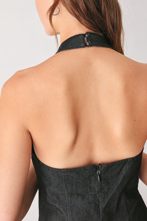 after-dark-halter-denim-midi-dress-flying-tomato-sophias-style-7