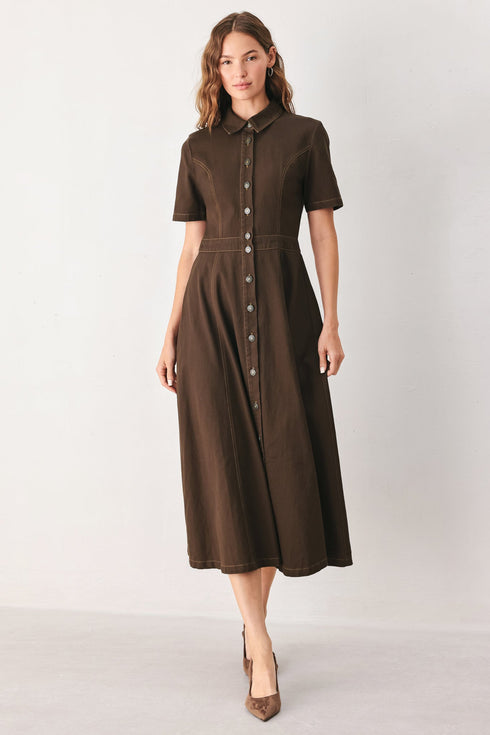 bark-brown-vintage-woven-midi-dress-sophias-styleDRESSES-1