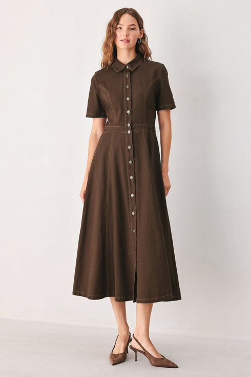 bark-brown-vintage-woven-midi-dress-sophias-style-3