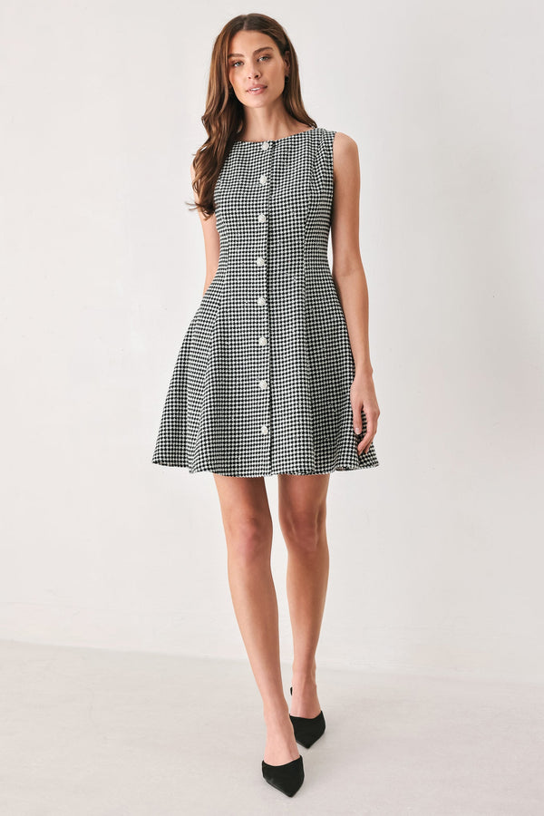 monochrome-spark-black-white-sequin-skater-mini-dress-flying-tomato-sophias-styleDRESSES-1