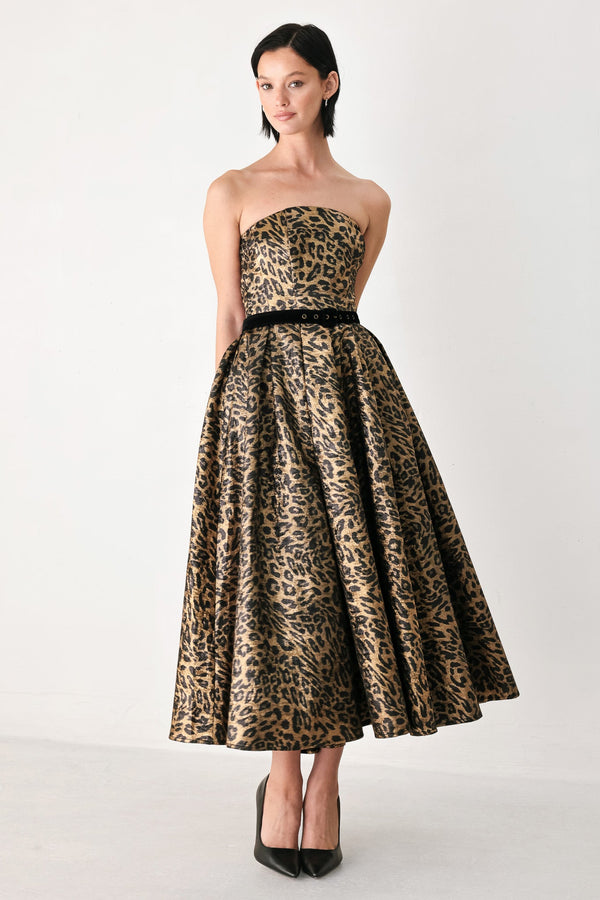wildly-golden-leopard-strapless-midi-dress-flying-tomato-sophias-styleDRESSES-1