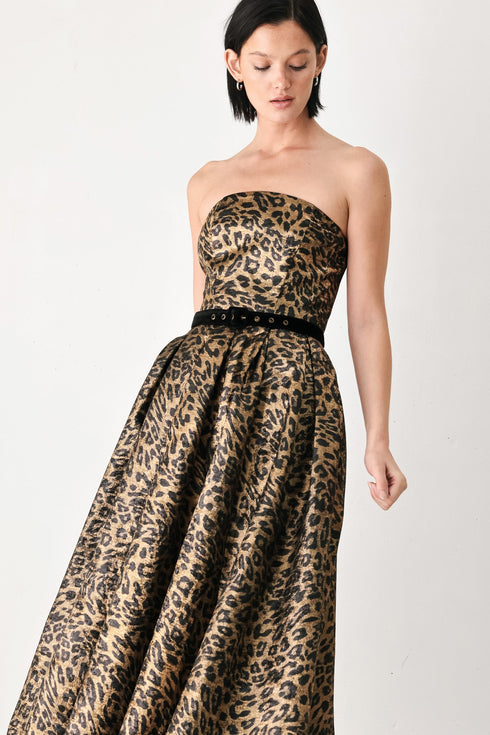 wildly-golden-leopard-strapless-midi-dress-flying-tomato-sophias-style-2