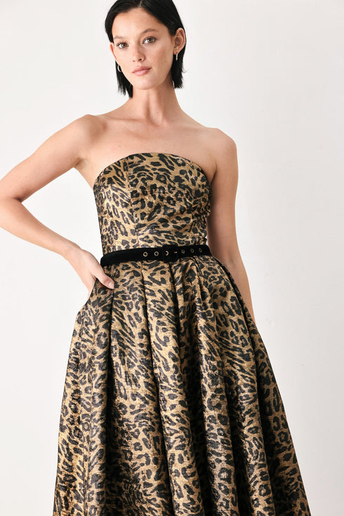 wildly-golden-leopard-strapless-midi-dress-flying-tomato-sophias-style-3