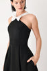 black-tie-affair-halter-woven-midi-dress-flying-tomato-sophias-style-2